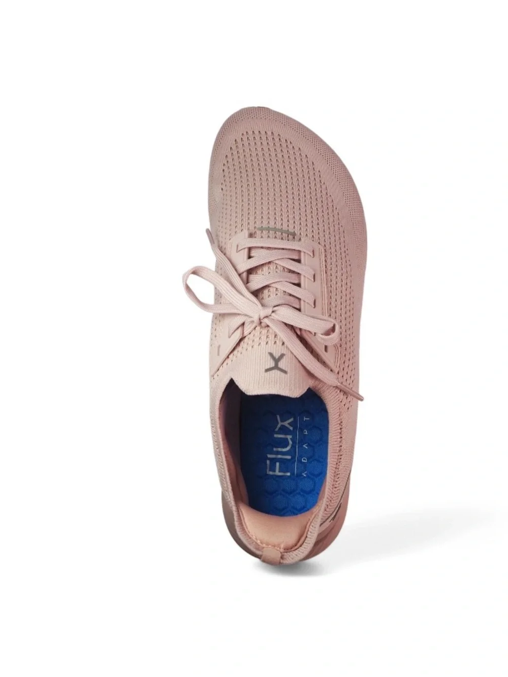 Flax Women’s Pink Knit Lace-Up Athletic Sneakers